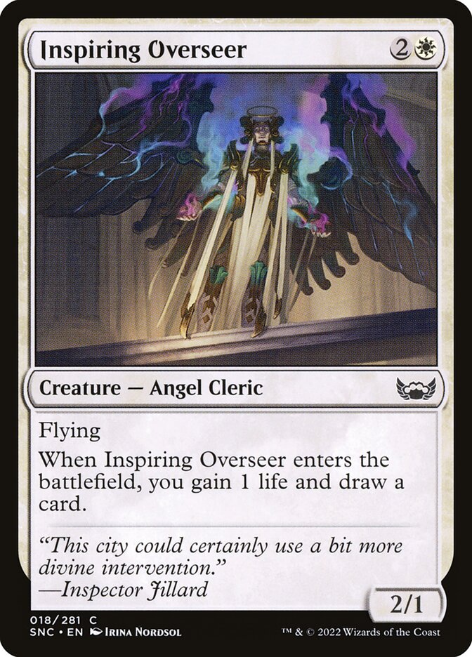 MTG Card Title: Inspiring Overseer SNC/18