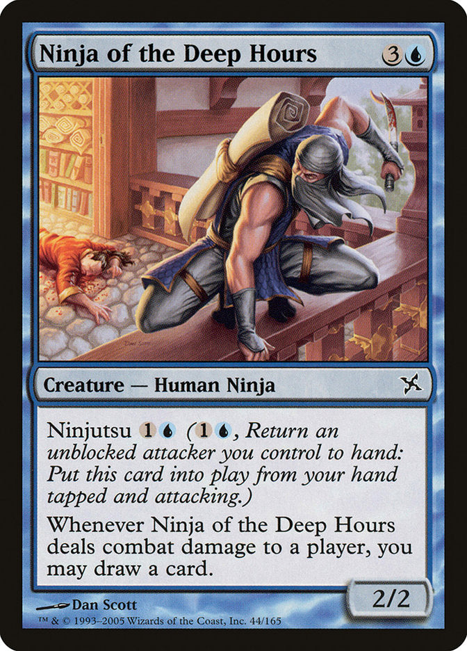MTG Card Title: Ninja of the Deep Hours BOK/44