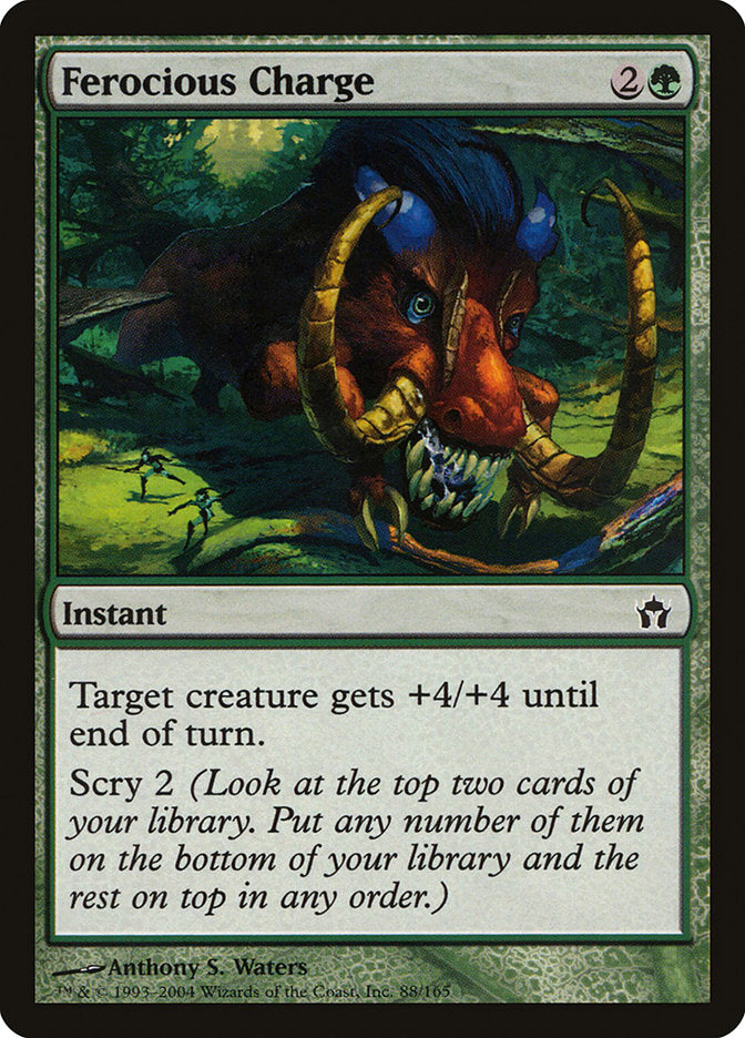 MTG Card Title: Ferocious Charge 5DN/88