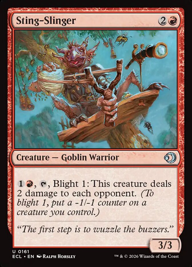 MTG Card Title: Sting-Slinger ECL/161