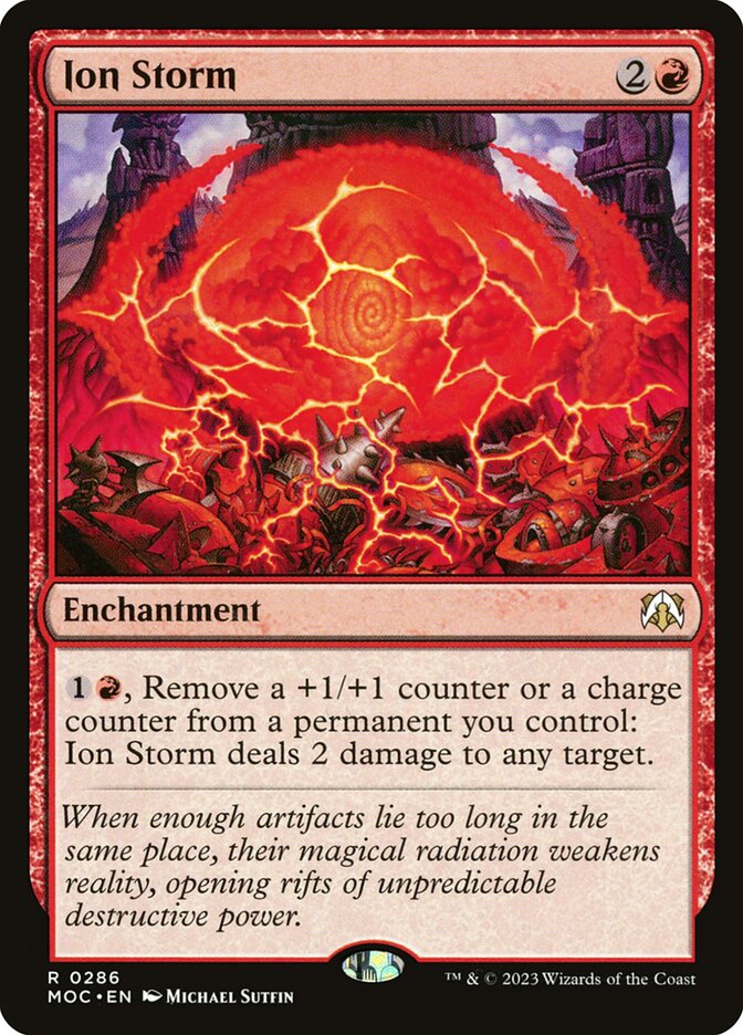 MTG Card Title: Ion Storm MOC/286