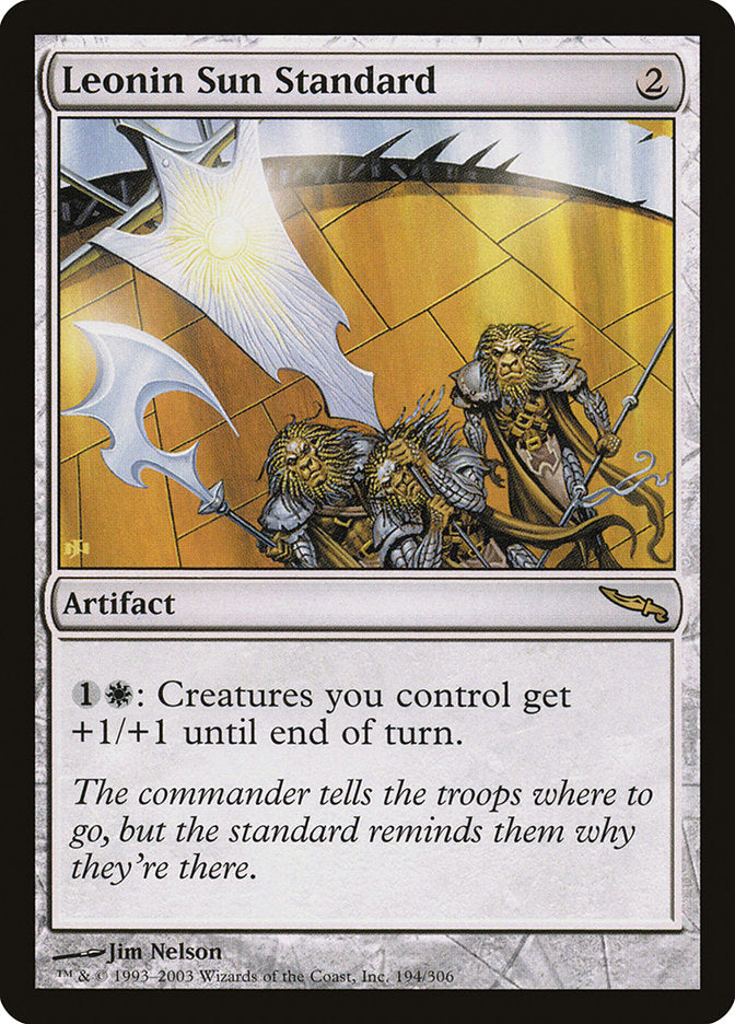 MTG Card Title: Leonin Sun Standard MRD/194
