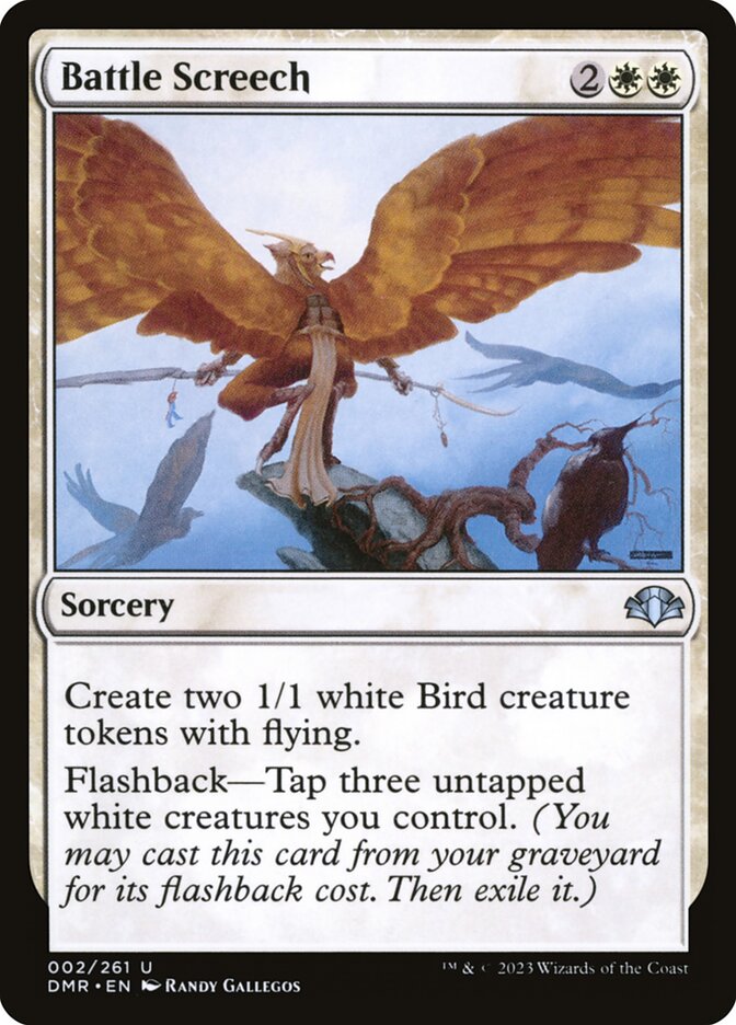 MTG Card Title: Battle Screech DMR/2