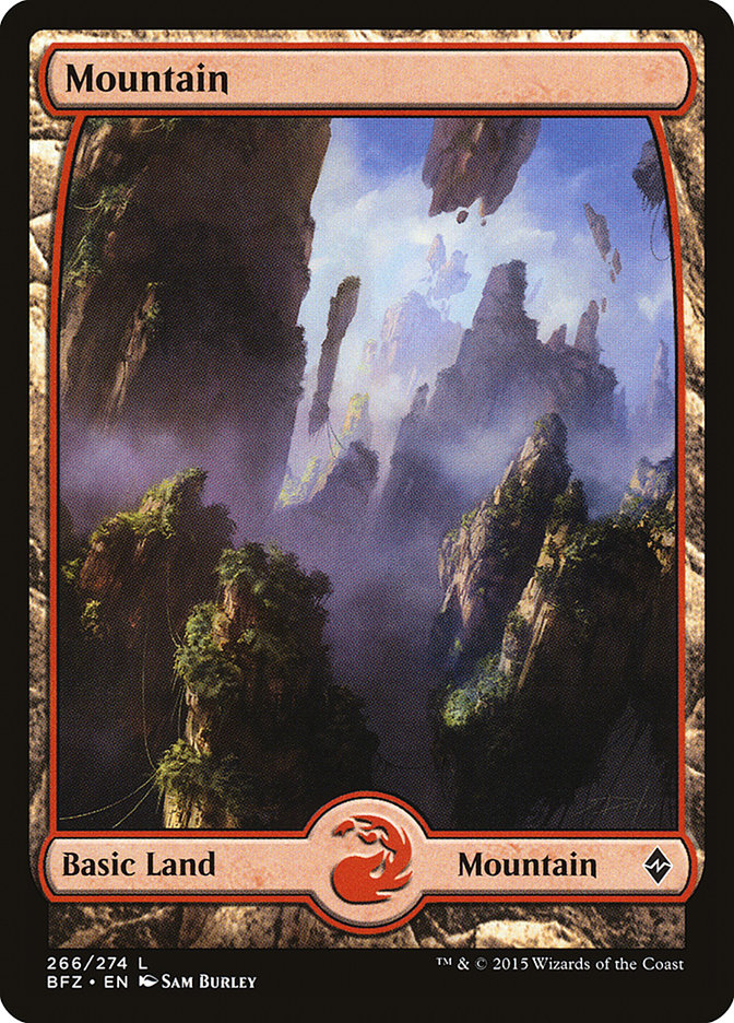 MTG Card Title: Mountain BFZ/266