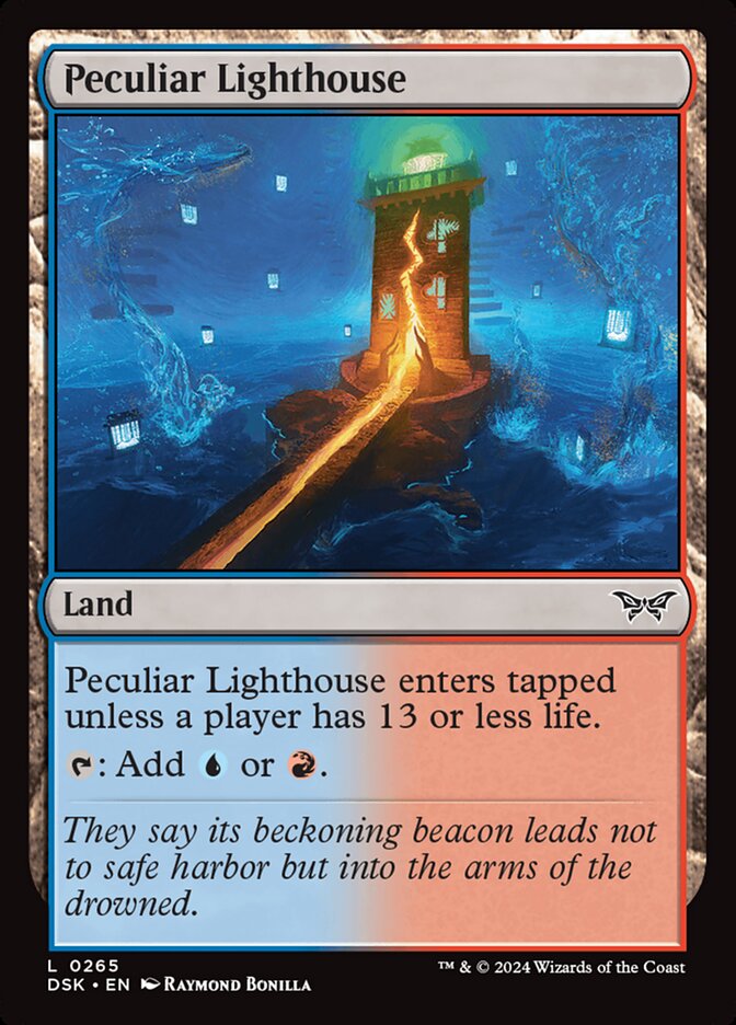 MTG Card Title: Peculiar Lighthouse DSK/265