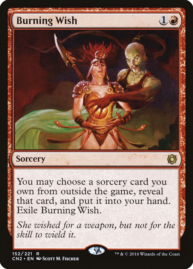 MTG Card Title: Burning Wish CN2/152