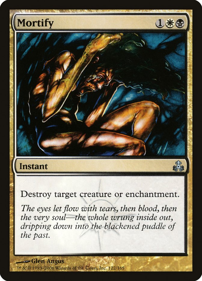 MTG Card Title: Mortify GPT/122