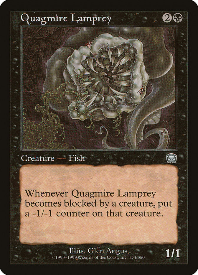 MTG Card Title: Quagmire Lamprey MMQ/154