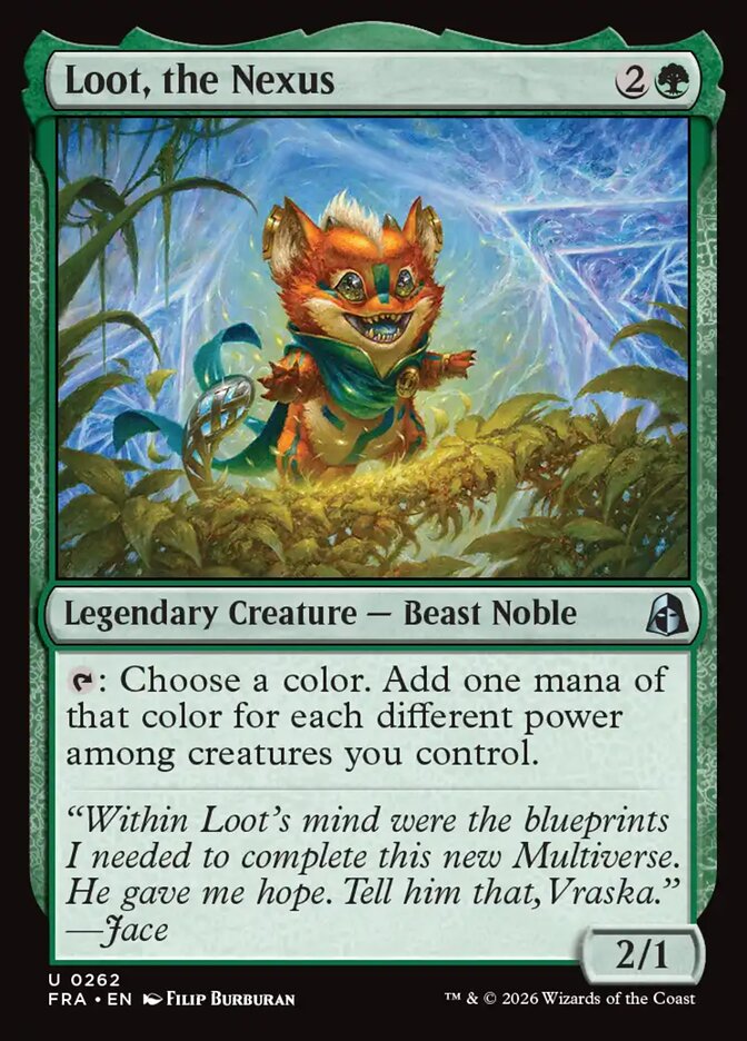 MTG Card Title: Loot, the Nexus FRA/262