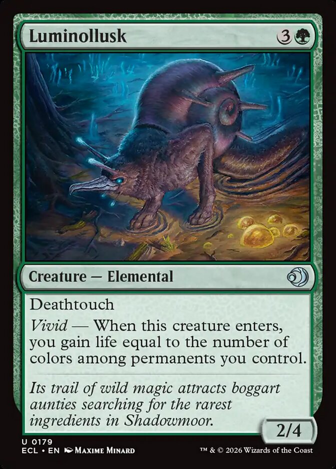 MTG Card Title: Luminollusk ECL/179