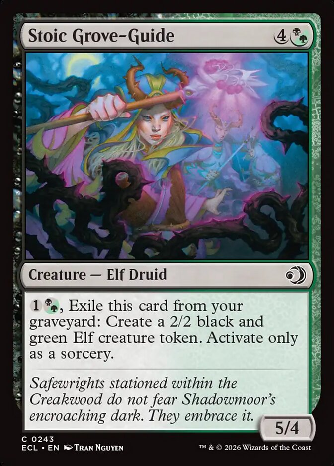 MTG Card Title: Stoic Grove-Guide ECL/243