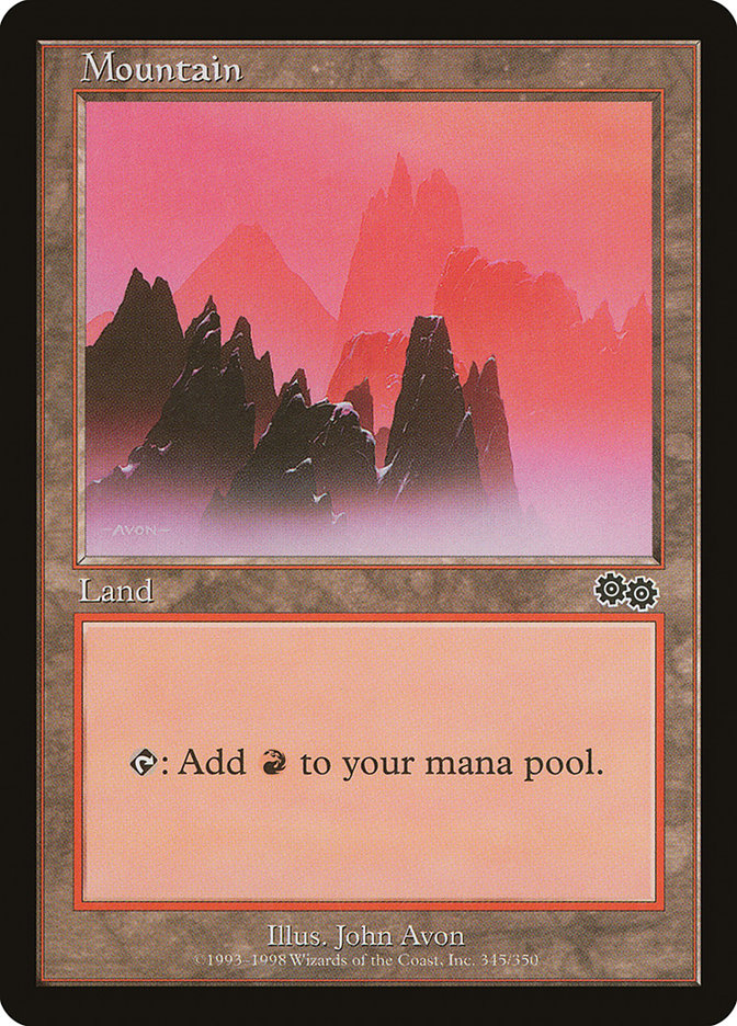 MTG Card Title: Mountain USG/345