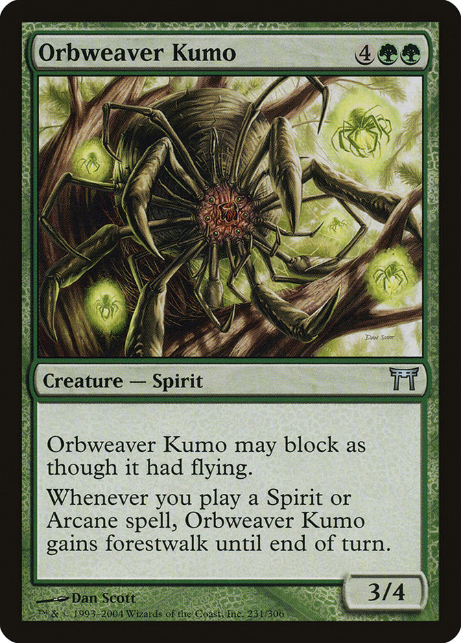 MTG Card Title: Orbweaver Kumo CHK/231