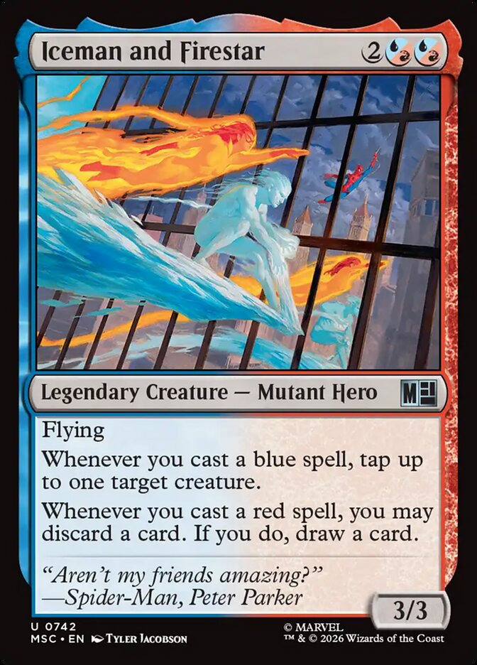 MTG Card Title: Iceman and Firestar MSC/742