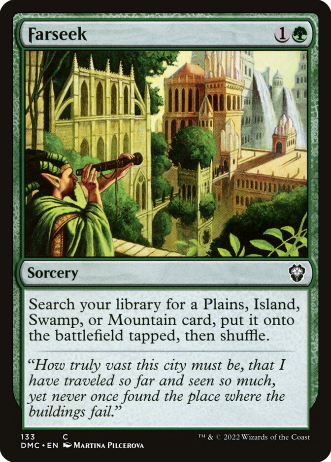 MTG Card Title: Farseek DMC/133