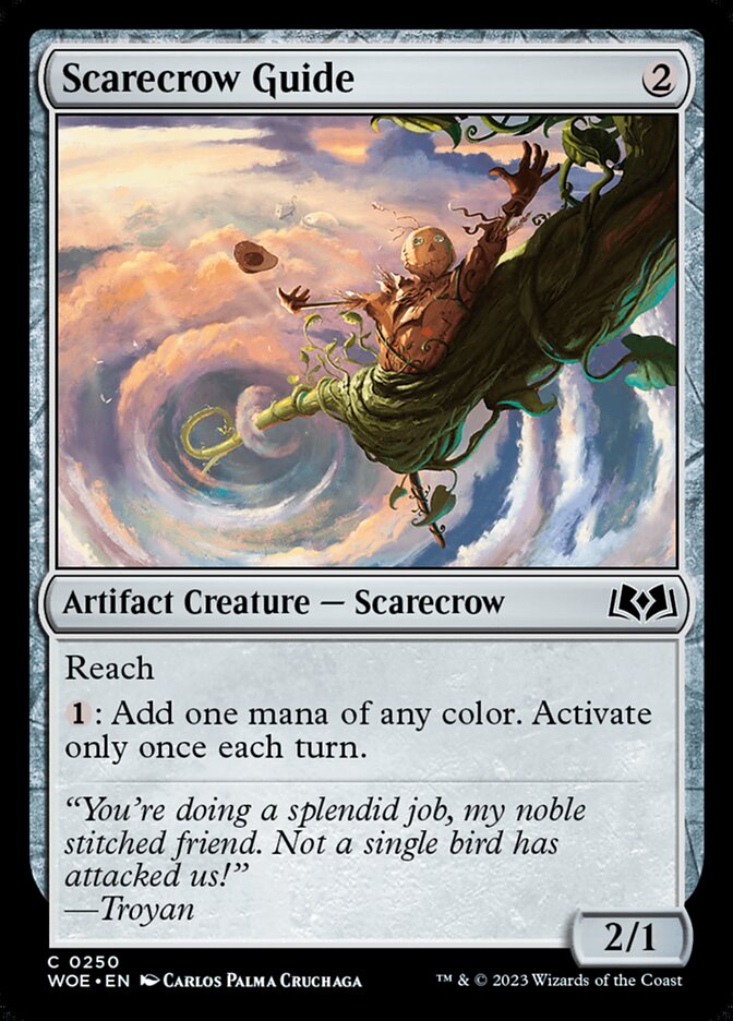 MTG Card Title: Scarecrow Guide WOE/250