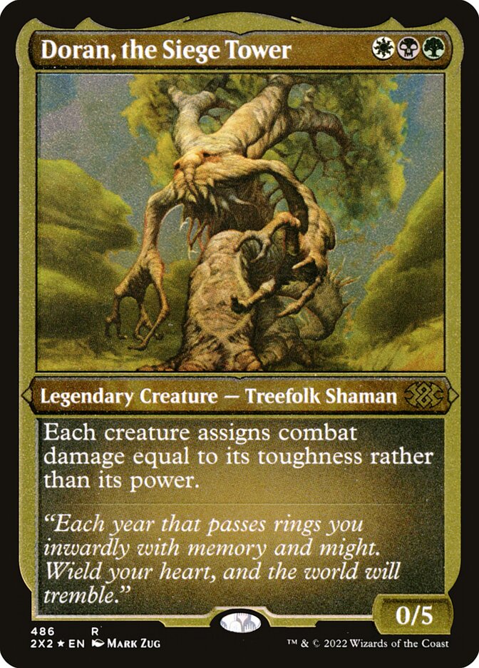 MTG Card Title: Doran, the Siege Tower 2X2/486
