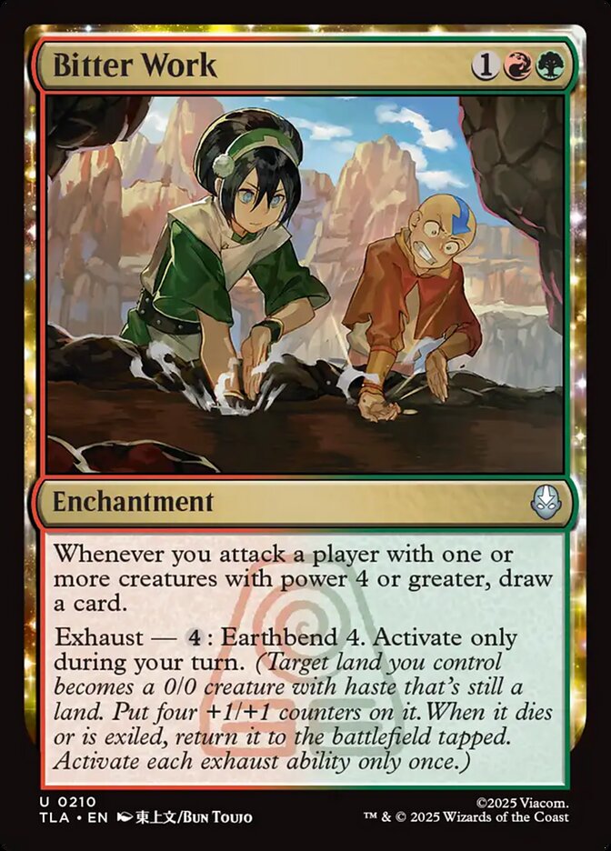 MTG Card Title: Bitter Work TLA/210