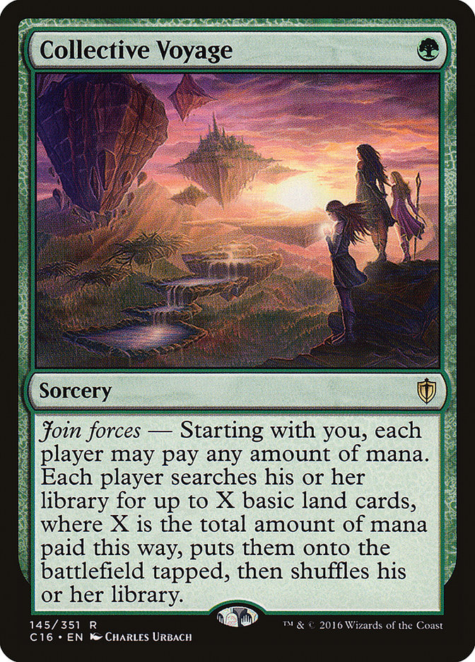 MTG Card Title: Collective Voyage C16/145
