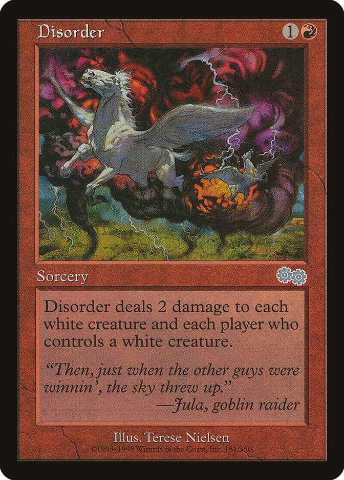 MTG Card Title: Disorder USG/181