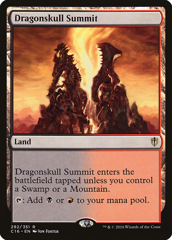MTG Card Title: Dragonskull Summit C16/292
