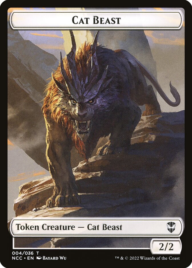 MTG Card Title: Cat Beast TNCC/4