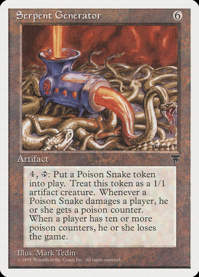 MTG Card Title: Serpent Generator CHR/108