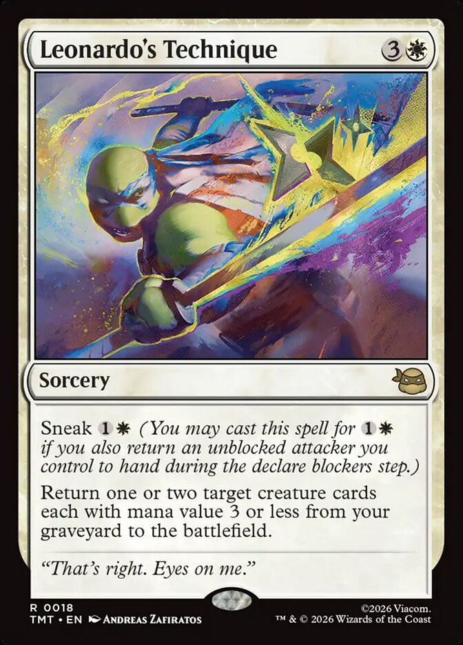 MTG Card Title: Leonardo's Technique TMT/18