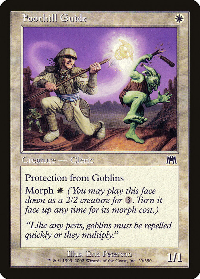 MTG Card Title: Foothill Guide ONS/29