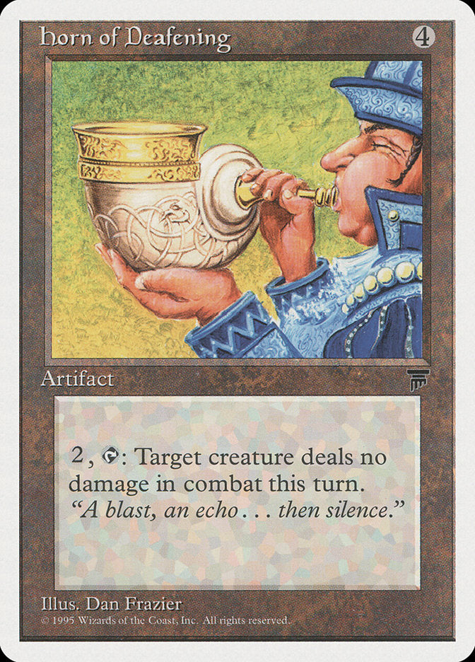 MTG Card Title: Horn of Deafening CHR/100