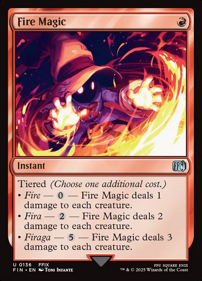 MTG Card Title: Fire Magic FIN/136