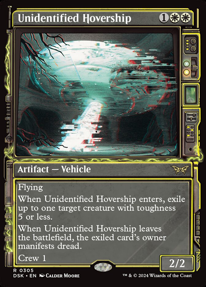MTG Card Title: Unidentified Hovership DSK/305