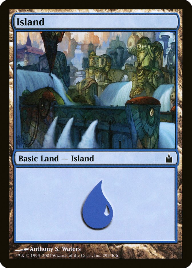 MTG Card Title: Island RAV/293