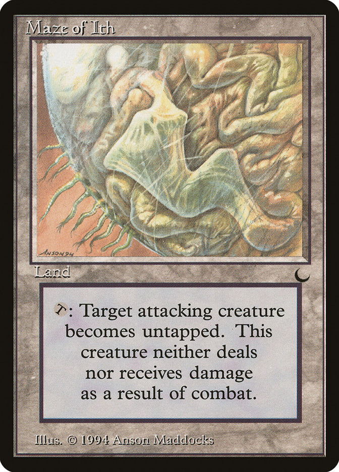 MTG Card Title: Maze of Ith DRK/117