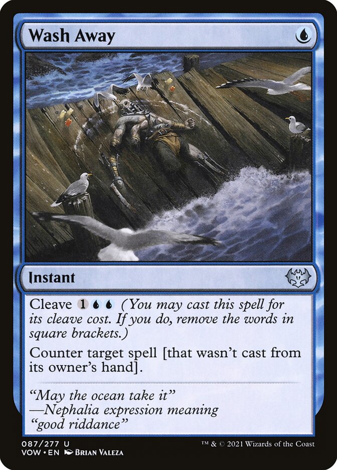MTG Card Title: Wash Away VOW/87