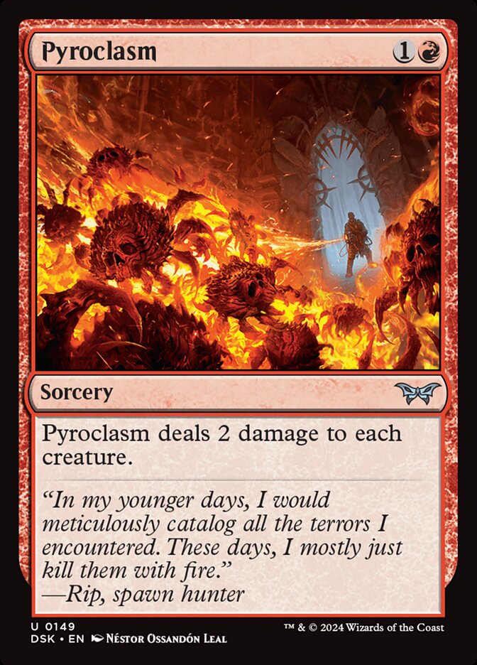 MTG Card Title: Pyroclasm DSK/149