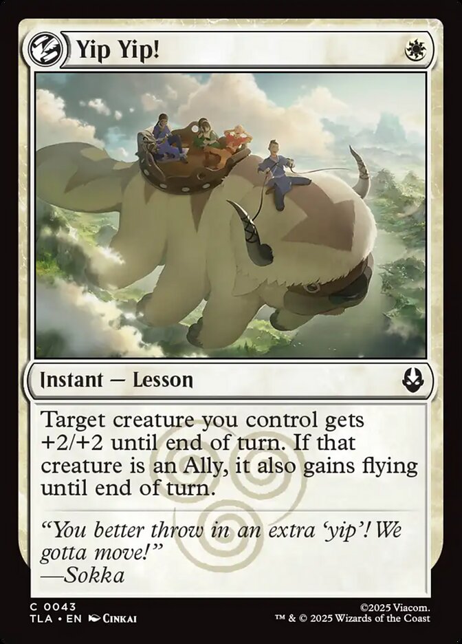 MTG Card Title: Yip Yip! TLA/43