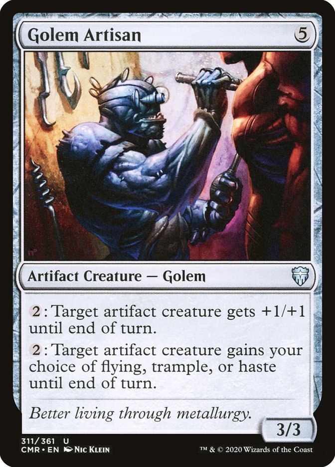 MTG Card Title: Golem Artisan CMR/311