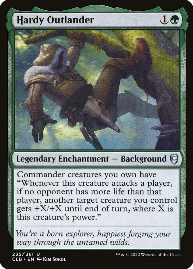 MTG Card Title: Hardy Outlander CLB/235