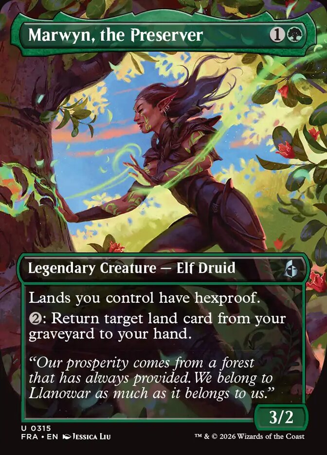 MTG Card Title: Marwyn, the Preserver FRA/315