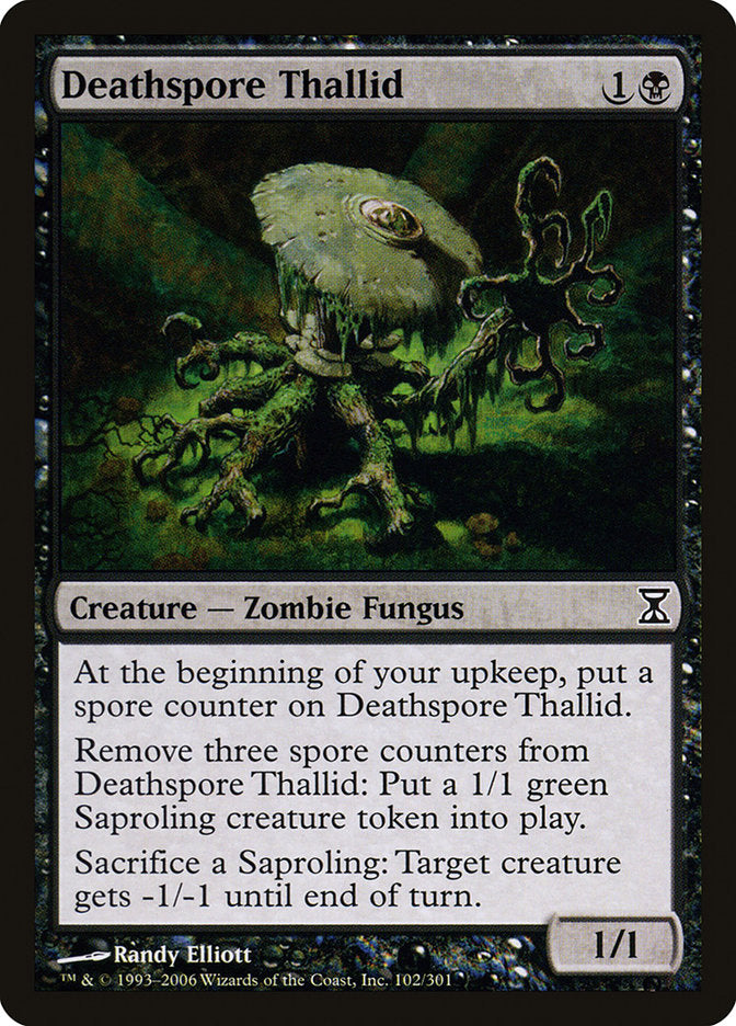 MTG Card Title: Deathspore Thallid TSP/102