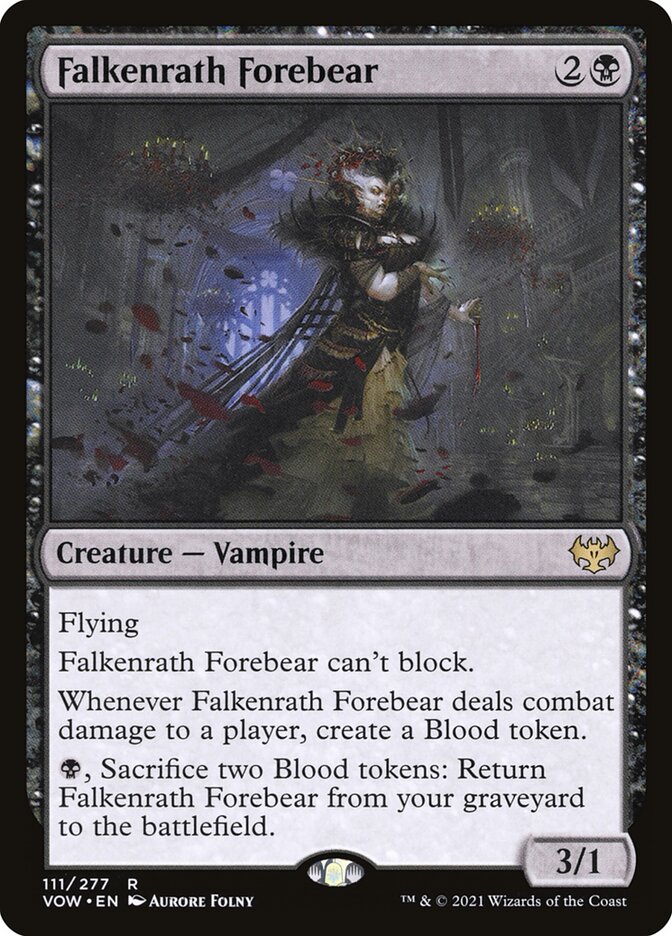 MTG Card Title: Falkenrath Forebear VOW/111