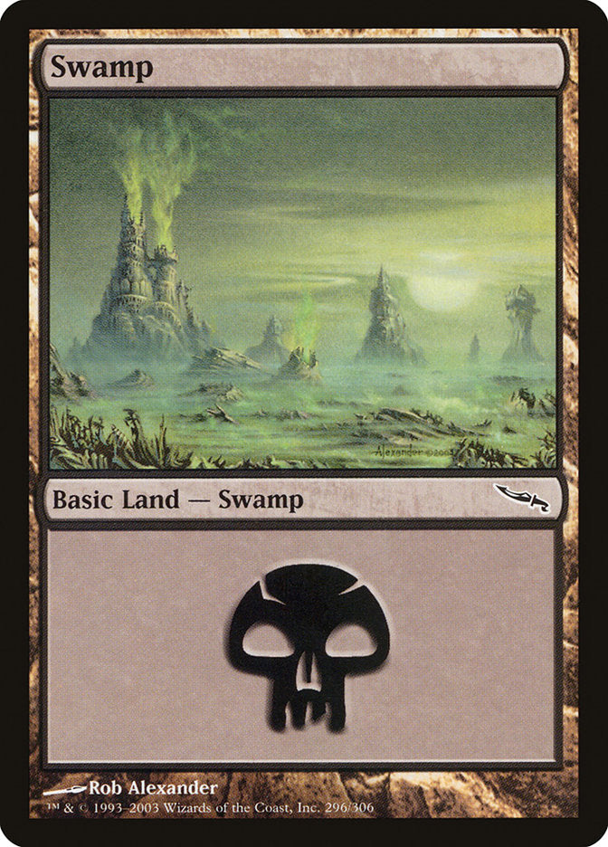 MTG Card Title: Swamp MRD/296