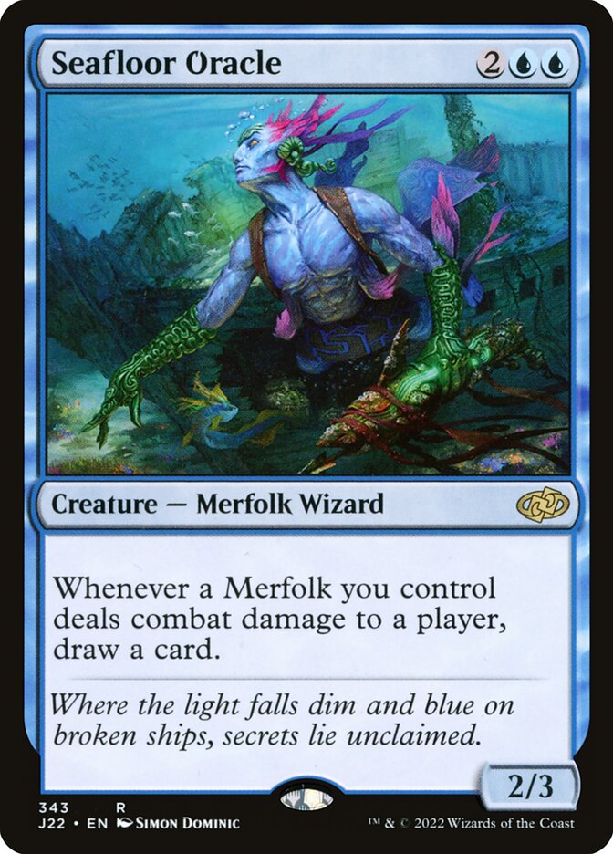 MTG Card Title: Seafloor Oracle J22/343