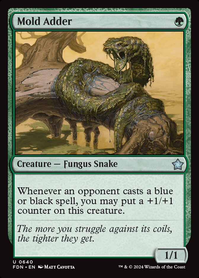 MTG Card Title: Mold Adder FDN/640