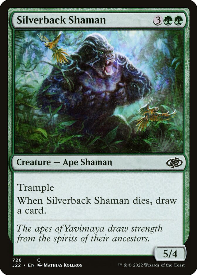 MTG Card Title: Silverback Shaman J22/728