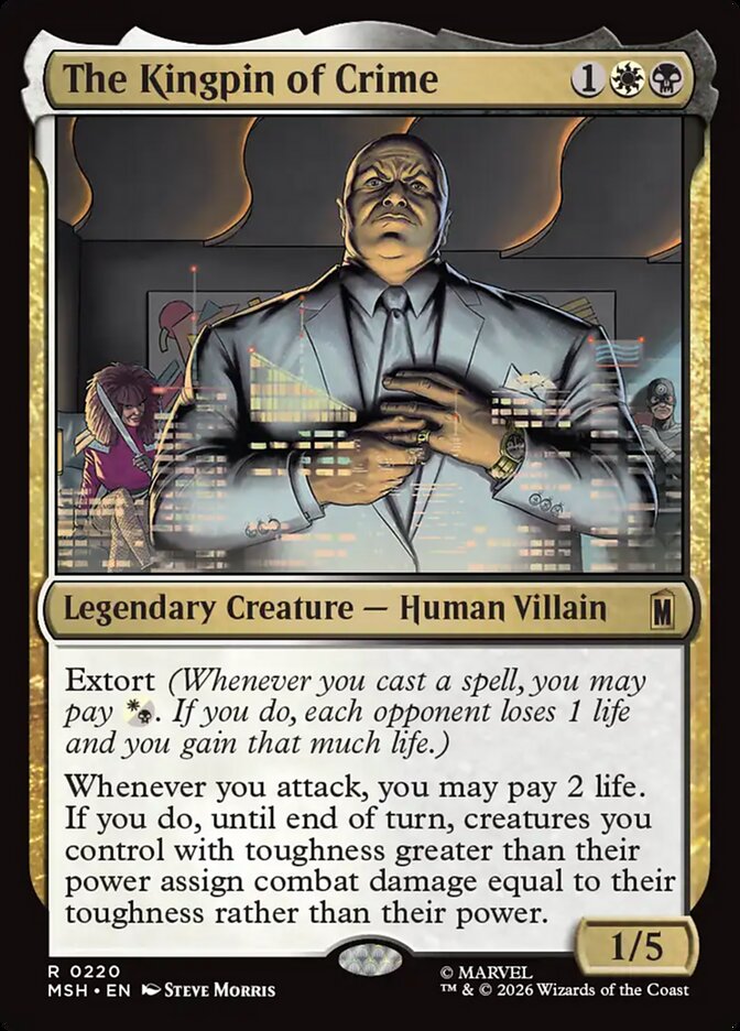 MTG Card Title: The Kingpin of Crime MSH/220
