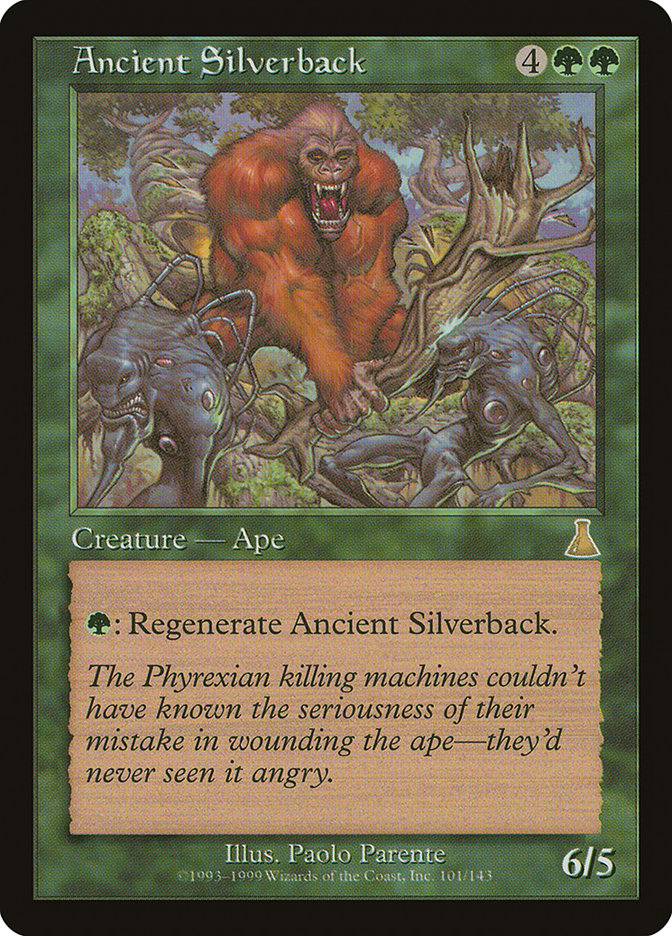 MTG Card Title: Ancient Silverback UDS/101