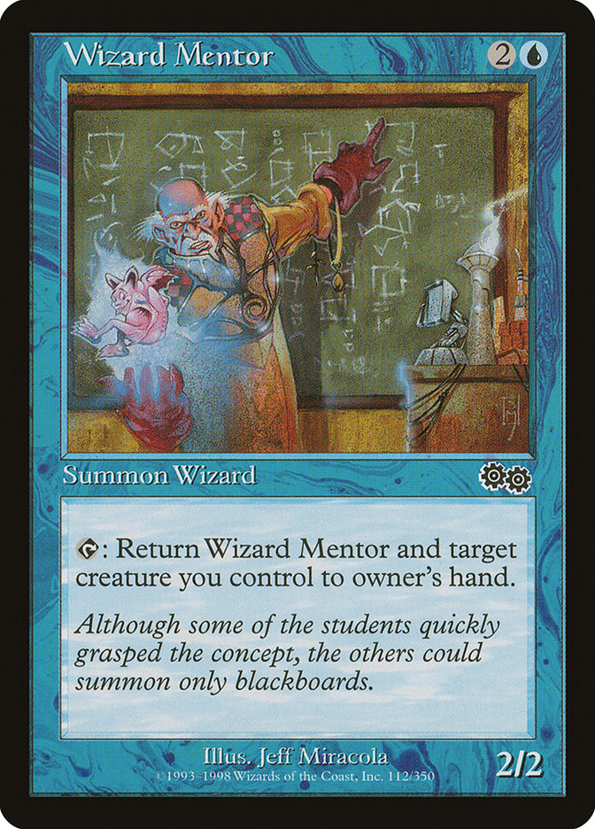 MTG Card Title: Wizard Mentor USG/112