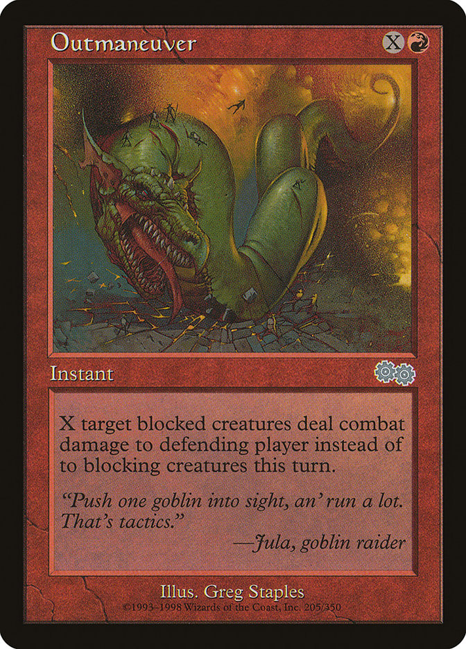 MTG Card Title: Outmaneuver USG/205